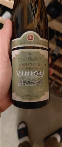 Alsacia No especificado Grand Cru Domaine Paul Zinck 2014