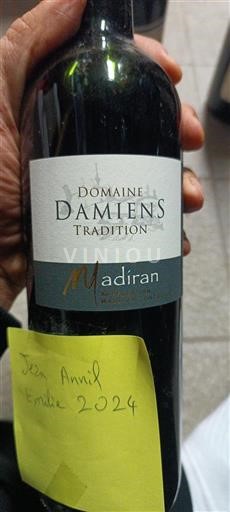 Jihozápad Madiran Domaine Damiens Tradition 2024
