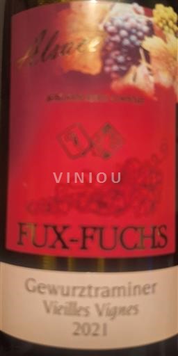 Alsasko Gewürztraminer Fux-Fuchs 2021