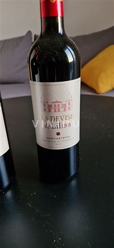 Bordeaux Saint-Estèphe La Devise de Lilian Không niên vụ