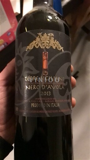 Сицилія Терре Січіліане Nero D'avola 2013