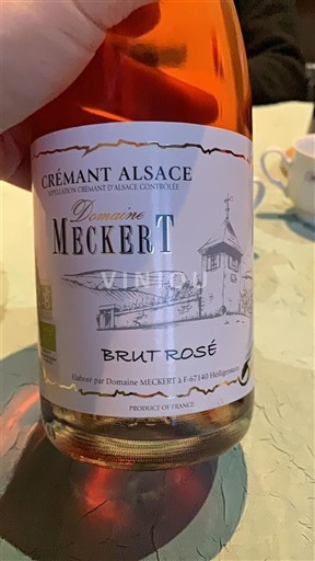 Alsace Crémant d'Alsace Domaine Meckert Brut Rosé Non-Vintage