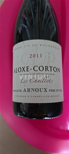 Borgogna Aloxe-Corton Domaine Arnoux Père et Fils Les Chaillots 2011