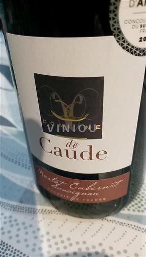 Sudoeste Comté tolosano Domaine Caude Merlot Cabernet Sauvignon Sin añada