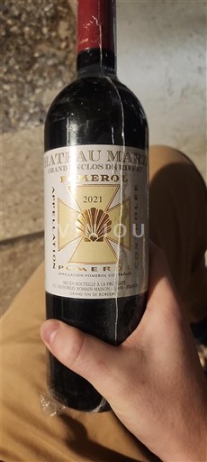 Bordeaux Pomerol Château Mazeyres Pavéron 2021