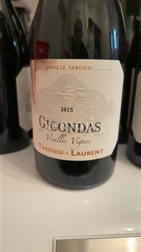 Thung lũng Rhône Gigondas Tardieu-Laurent Vieilles Vignes 2015