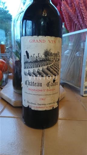 Bordeaux Montagne-saint-émilion Château Calon 1962