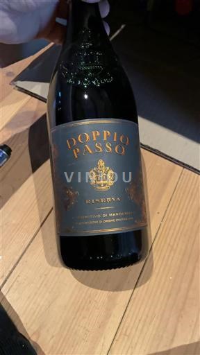 Puglia Primitivo di Manduria Doppio Passo Riserva 2021