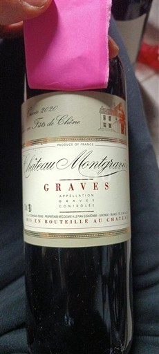 Bordeaux Graves Château Montgravey Fût de Chêne 2020