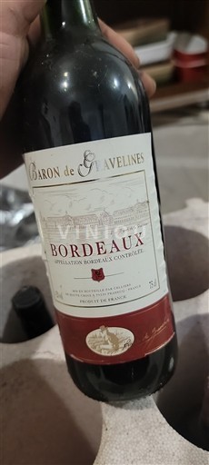 Bordeaux Baron de Lavelines Không niên vụ
