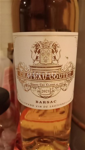 Bordeaux Barsac Grand Cru Château Coutet 2021