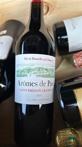 Bordeaux Saint-Émilion Grand Cru Grand Cru Château Pavie Arômes de Pavie 2019