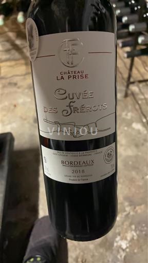 Bordo Château La Prise des Frérots 2018