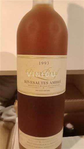 Roussillon Rivesaltes Dom Brial Rivesaltes Ambré 1993