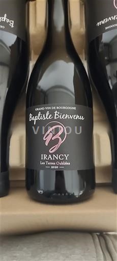 Bourgogne Irancy Baptiste Bienvenu Les Terres Oubliées 2020