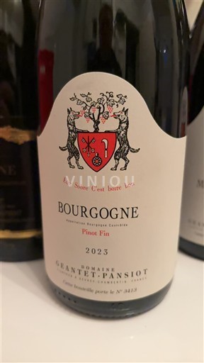 Bourgogne Domaine Geantet-Pansiot Pinot Fin 2023