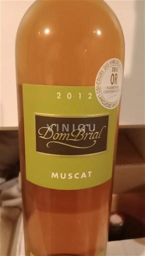 Roussillon Muscat de Rivesaltes Dom Brial 2012