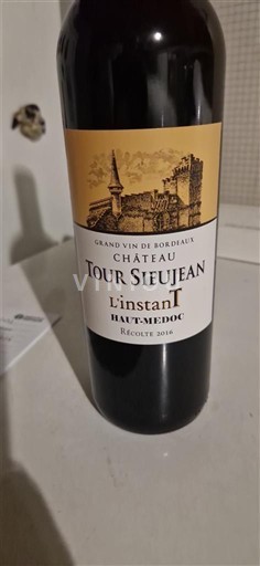 Bordeaux Haut-Médoc Château Tour Sieujean L'instanT 2016