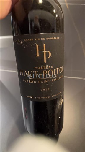 Bordeaux Lussac-saint-émilion Château Haut-Poitou 2018