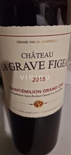 Bordeaux Saint-Émilion Grand Cru Grand Cru Château La Grave Figeac 2015
