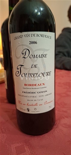 Bordeaux Domaine Toureloure 2006