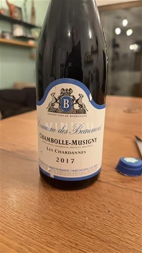 Burgundy Chambolle-Musigny Domaine S Beaumont Les Chardannes 2017