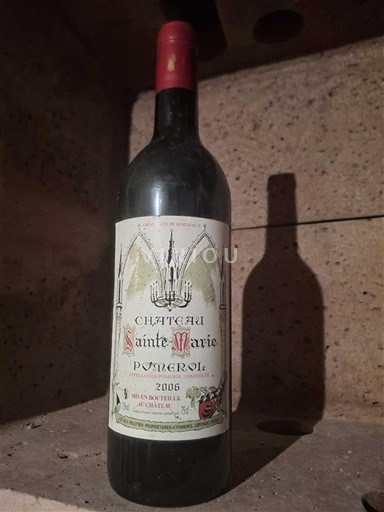 Bordéus Pomerol Château Sainte-Marie 2006