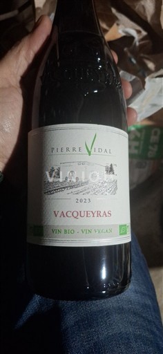 Vallée du Rhône Vacqueyras Pierre Vidal 2023