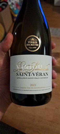 Burgundy Saint-Véran Vignerons des Terres Secrètes Les Secretsuelles 2023