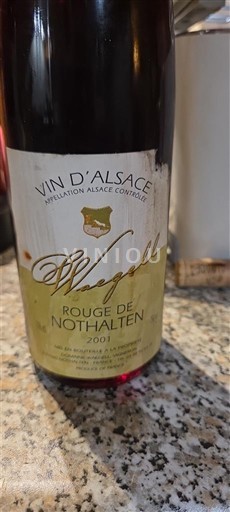 Alsazia Wunsch et Mann Rouge de Nothalten 2001