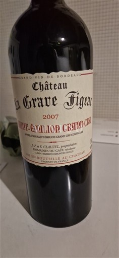 Bordeaux Saint-Émilion Grand Cru Château La Grave Figeac 2007