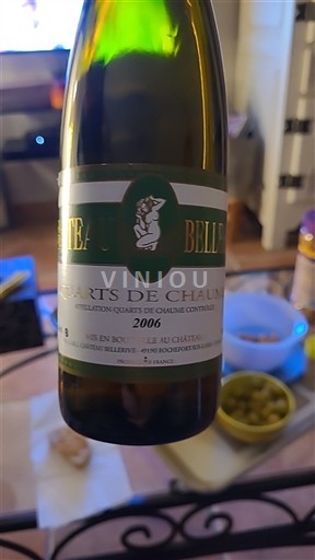 Thung lũng sông Loire Quarts de Chaume Château Bellevue 2006