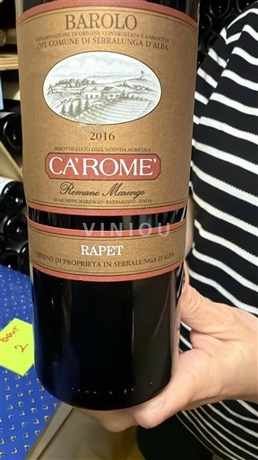 Piamonte Barolo Ca'Rome' Rapet Romano 2016