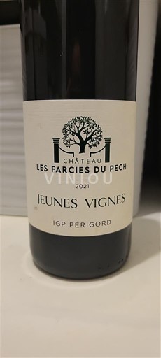 Aquitaine và Charentes Périgord Château Les Farcies du Pech Jeunes Vignes 2021
