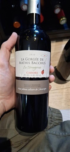 Sydväst Cahors La Gorgée de Mathis Bacchus La Bienvenue 2020