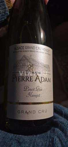 Alsace Pinot Grigio Grand Cru Domaine Pierre Adam Pinot Gris Hengst 2021