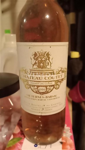 Bordeaux Barsac Château Coutet 1996