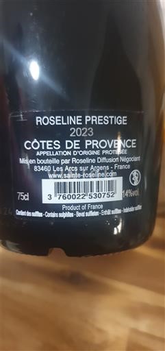 Provence Côtes-de-Provence Château Sainte Roseline Roseline Prestige 2023