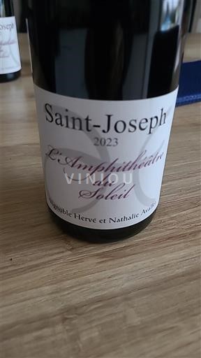 Vallée du Rhône Saint-Joseph Vignoble Hervé et Nathalie Auvet L'Amphithéâtre du Soleil 2023
