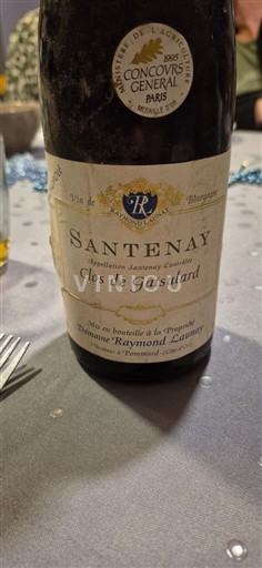 Bourgogne Santenay Domaine Raymond Lanoy Clos de Gatsulard Non Millésimé