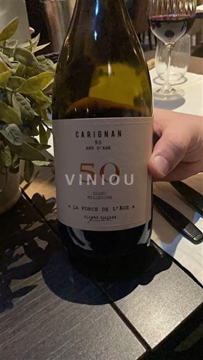 Languedoc và Roussillon Côtes Catalanes La Force de l'Âge Carignan 50 ans d'âge Grand Réserve Không niên vụ