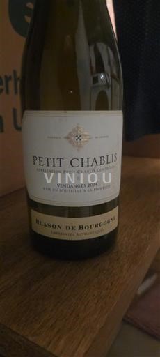 Borgogna Petit-chablis Blason de Bourgogne 2014