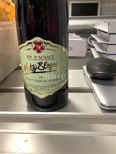 Alsace Mets Rieger Pinot Noir de Rodern 2021