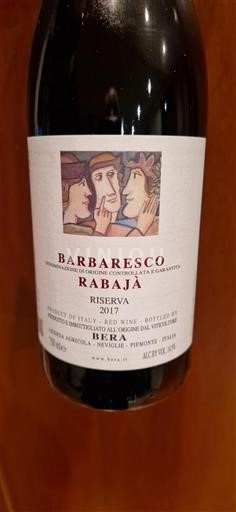 Piemonte Barbaresco Bera Rabajà Riserva 2017