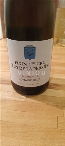 Burgundy Fixin Premier Cru Domaine Joliet Clos de la Perrière Monopole 2020