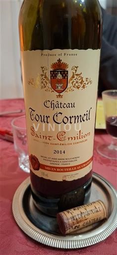 Bordeaux Saint-Émilion Château Tour Cormeil 2014
