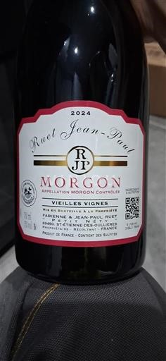 Beaujolais Morgon Ruet Jean-Paul Vieilles Vignes 2024