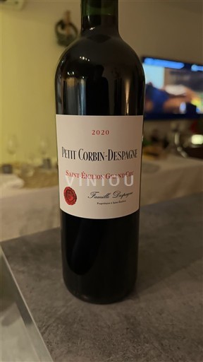Burdeos Saint-Émilion Gran Cru Petit Corbin-Despagne 2020