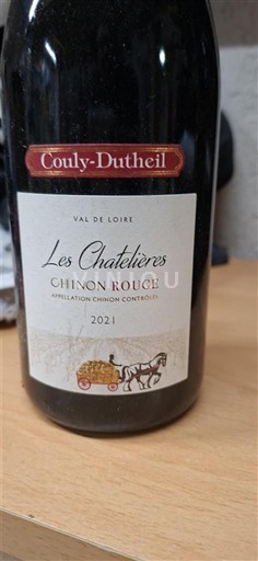 Thung lũng sông Loire Chinon Couly-Dutheil Les Châtelières 2021