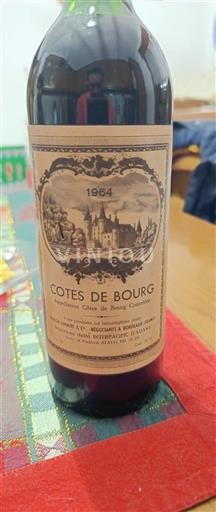 Bordeaux Côtes-de-bourg Château La Grave 1964